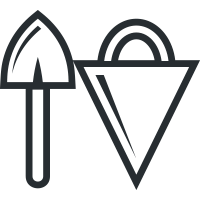 chimney and fireplace repair icon